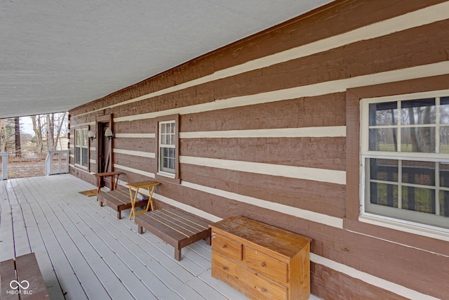 view of deck