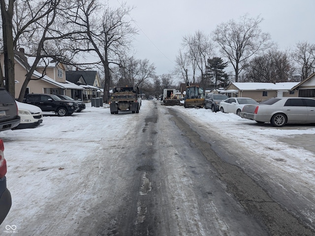 view of road