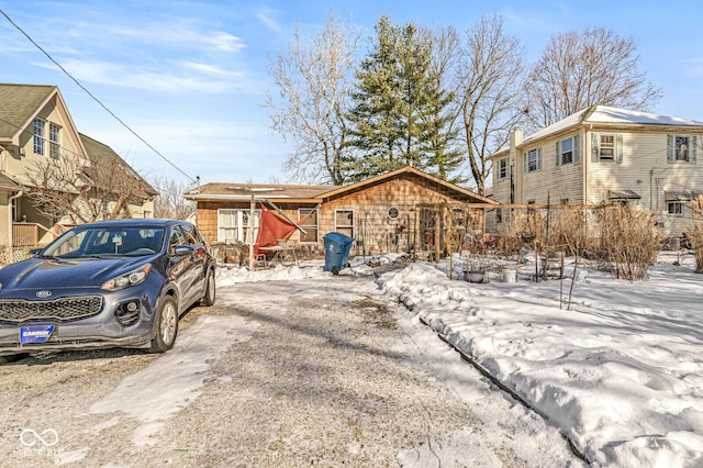 view of front of house