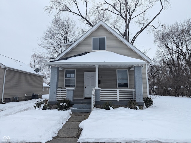 bungalow with a porch