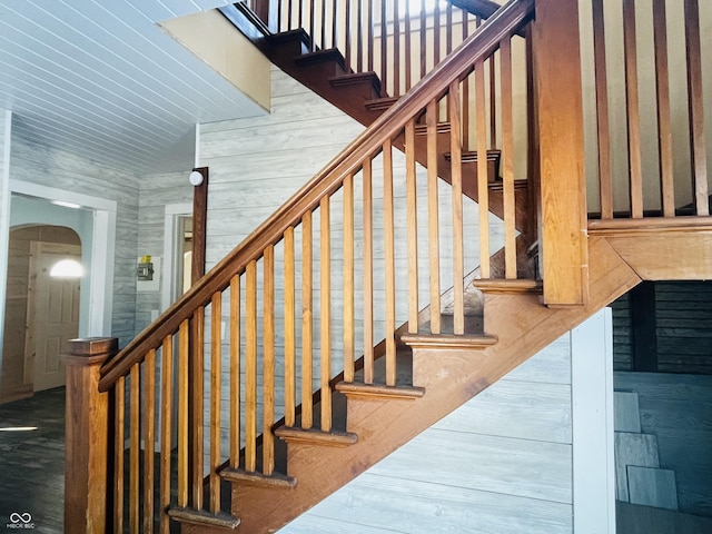 view of staircase