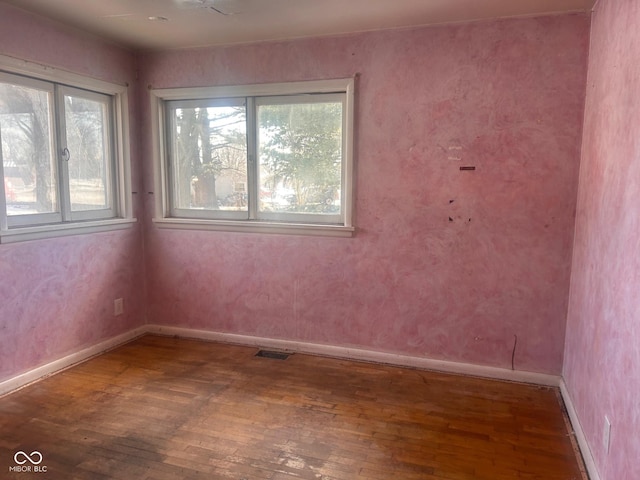 208 Winding Dr, Alexandria, IN 46001 - empty room with dark hardwood / wood-style flooring