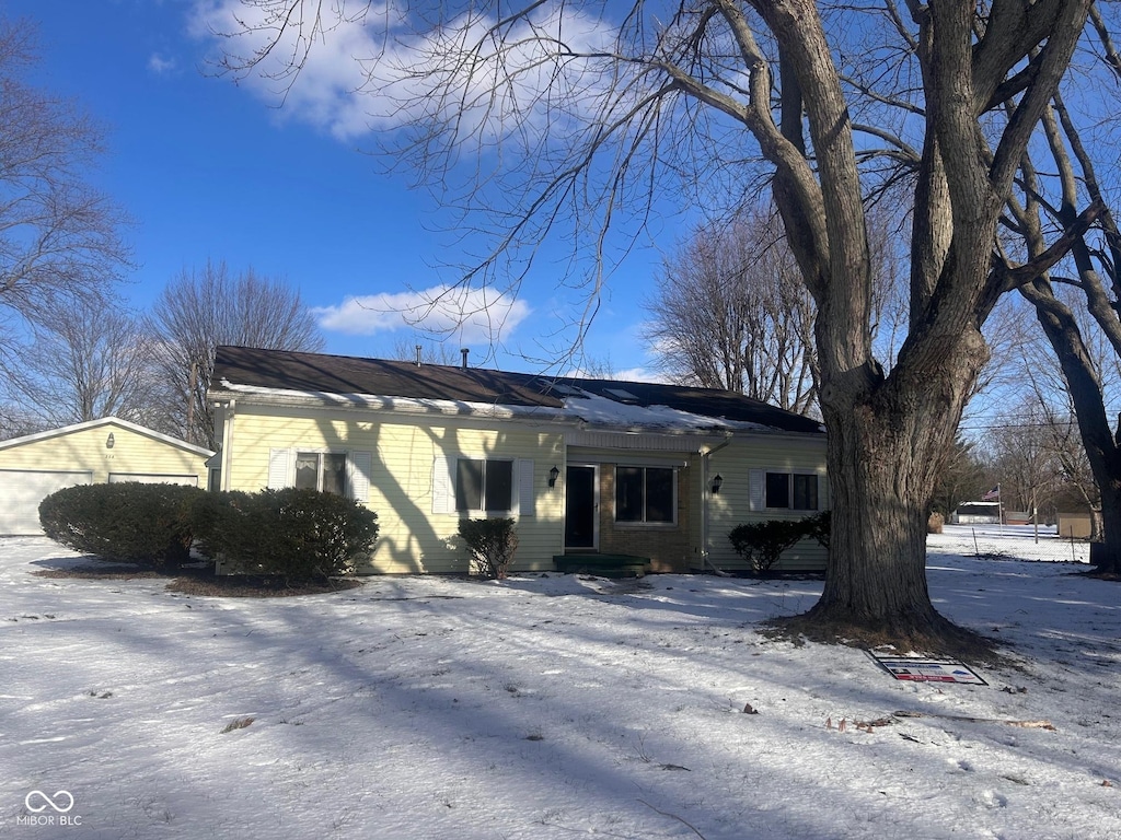 view of ranch-style home