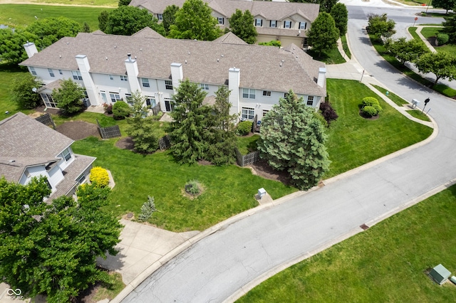 7042 Tyler Ln, Indianapolis, IN 46217 - aerial perspective of suburban area