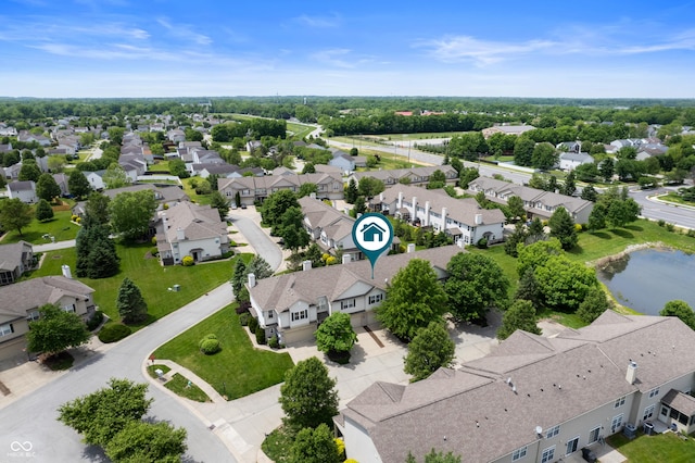 7042 Tyler Ln, Indianapolis, IN 46217 - aerial perspective of suburban area