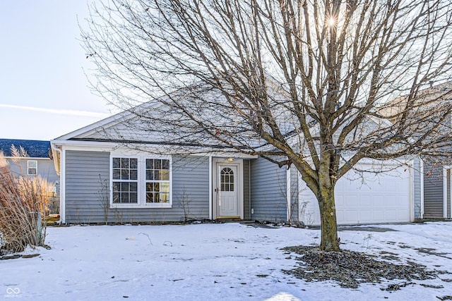 view of front of home