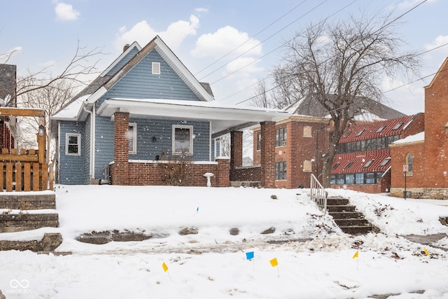 view of bungalow-style house