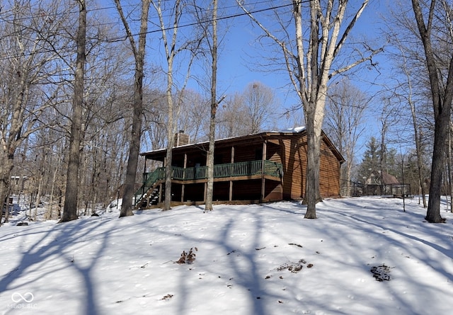 view of front of property