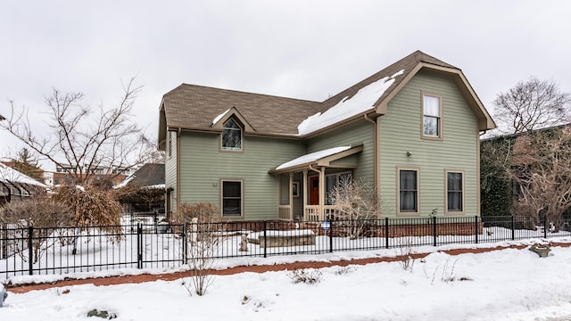 view of front of property