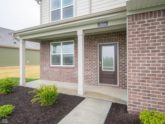 7824 Magnolia St, New Palestine, IN 46163 - property entrance with brick siding