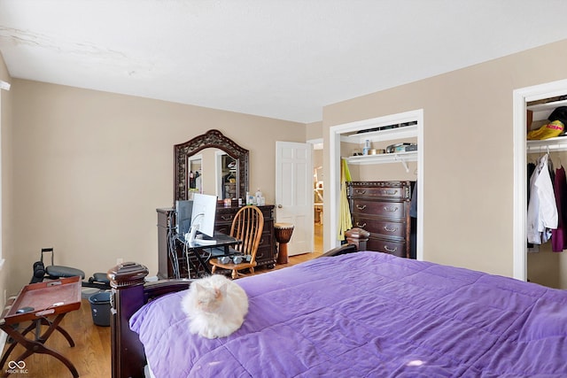 2934 S Irwin St, Indianapolis, IN 46203 - bedroom with wood finished floors and a closet