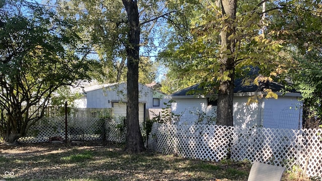 view of side of property