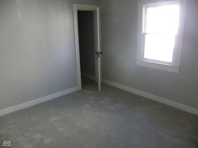 empty room featuring carpet flooring