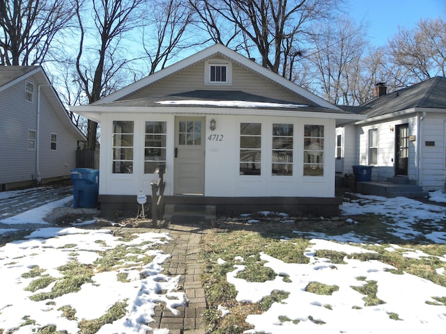 view of bungalow-style house