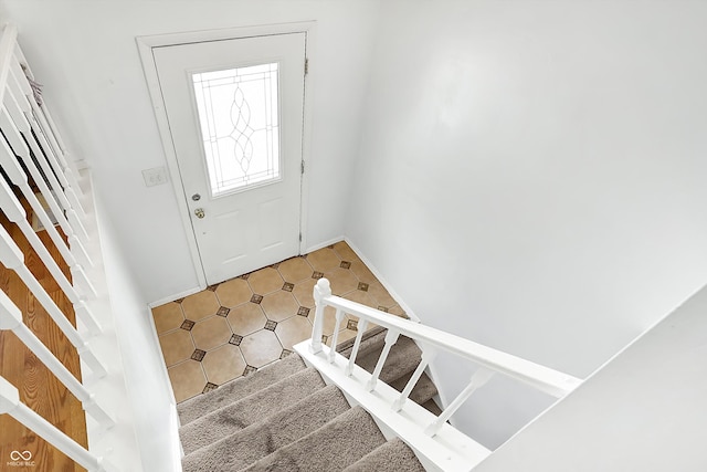 view of entrance foyer