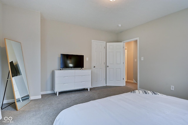 bedroom with carpet flooring