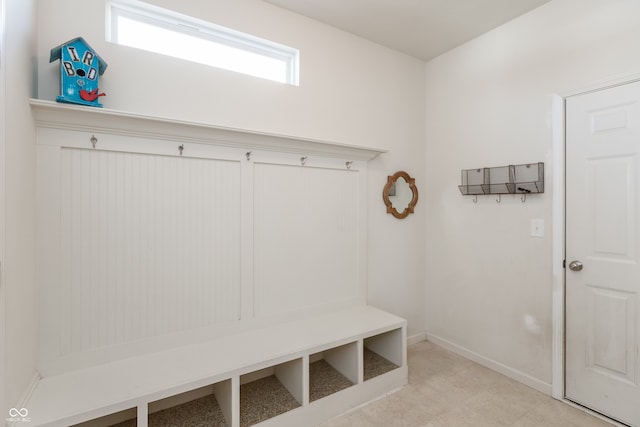 mudroom with a wealth of natural light