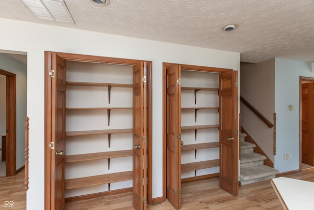 closet featuring visible vents