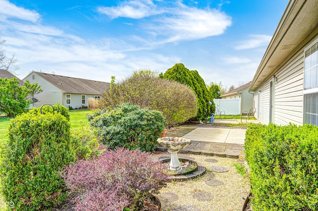 7259 Registry Dr, Indianapolis, IN 46217 - view of yard featuring fence and a patio