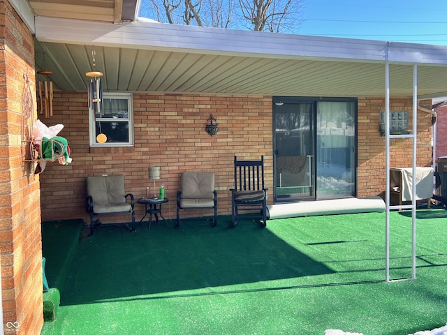 view of patio featuring area for grilling