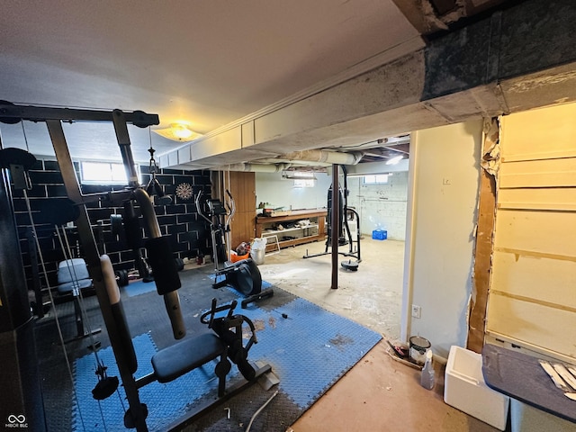 view of exercise room