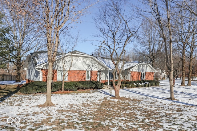 view of front of property