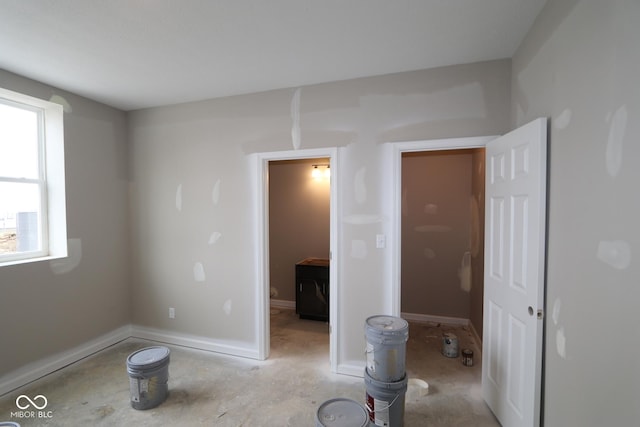 interior space featuring a walk in closet