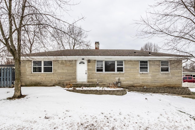 view of ranch-style house