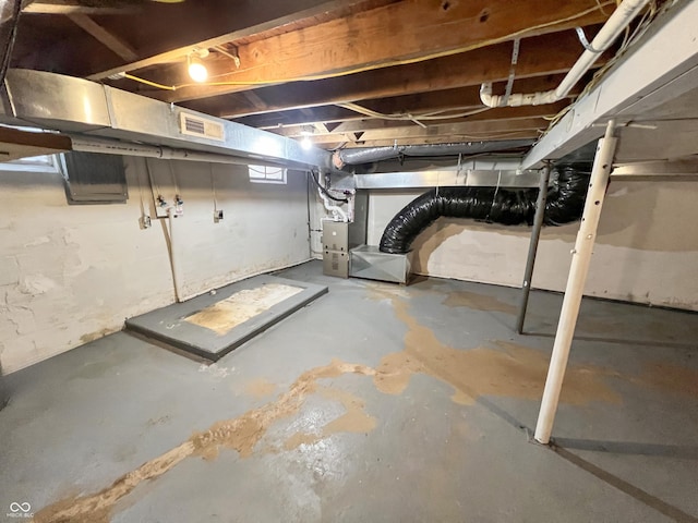 view of basement