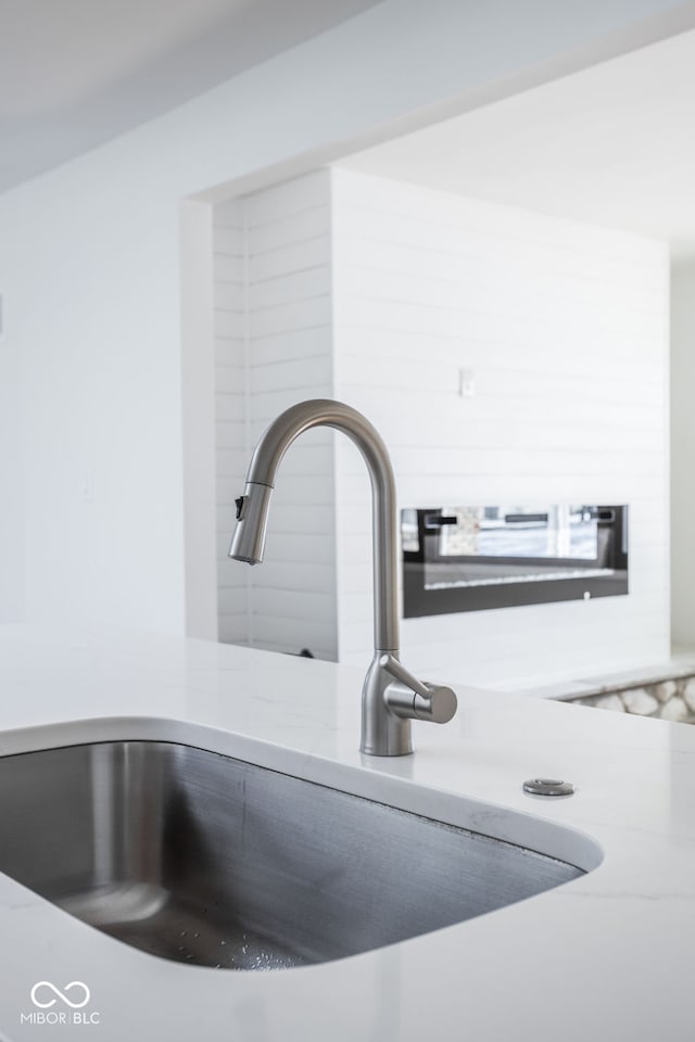 interior details with sink