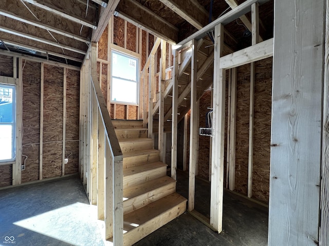 miscellaneous room featuring a wealth of natural light