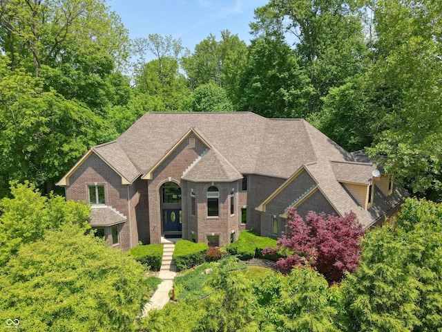 view of french country style house