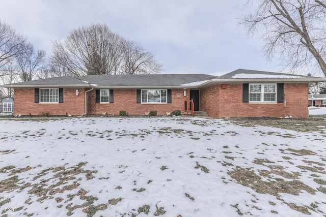 view of ranch-style home