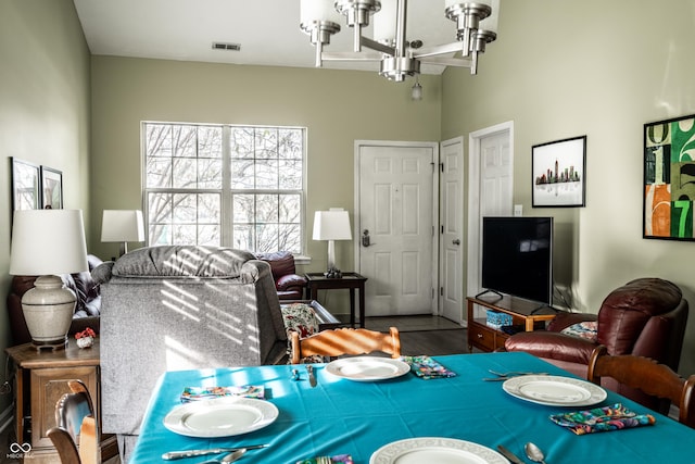 view of dining room