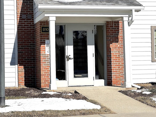 view of entrance to property