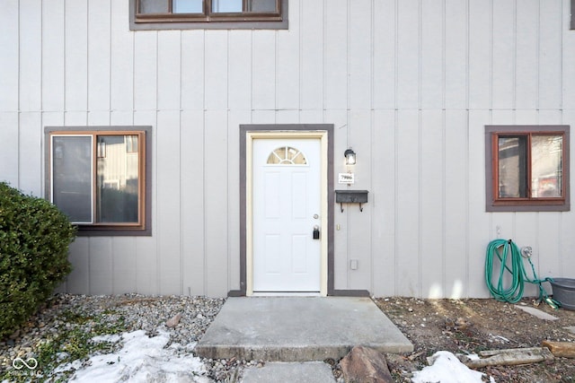 view of entrance to property