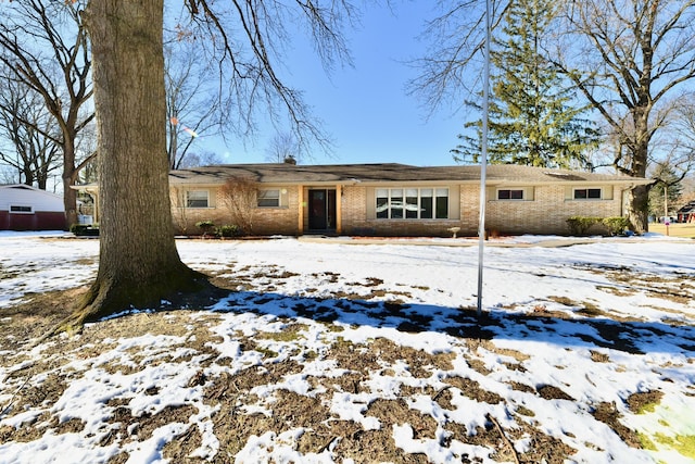 view of ranch-style home