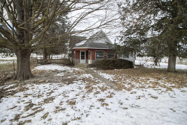 view of front of home