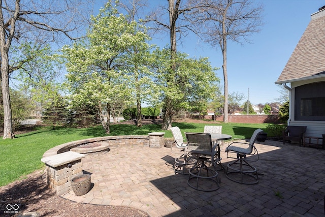 10295 Summerlin Way, Fishers, IN 46037 - view of patio / terrace with outdoor dining space