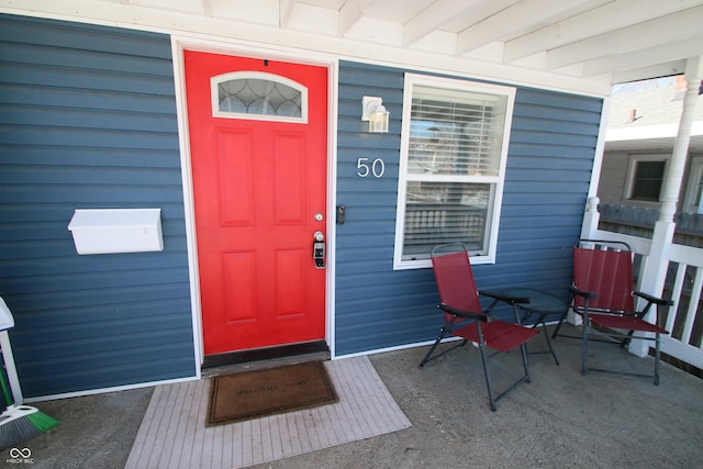 view of entrance to property