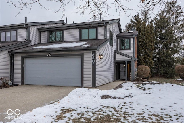 front facade featuring a garage