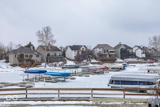 view of dock