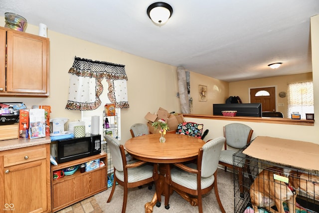 view of dining area