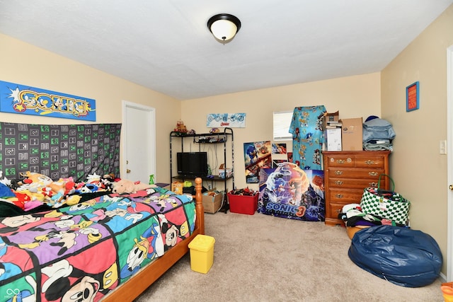 bedroom featuring carpet flooring