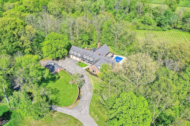 8602 Frontgate Ln, Indianapolis, IN 46256 - view from above of property