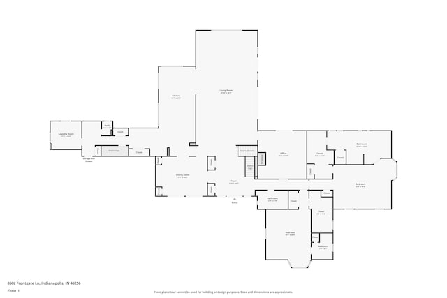 8602 Frontgate Ln, Indianapolis, IN 46256 - home floor plan