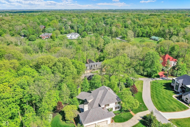 8602 Frontgate Ln, Indianapolis, IN 46256 - bird's eye view of a forest