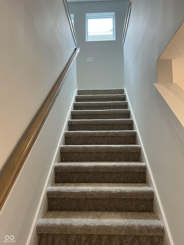 view of staircase