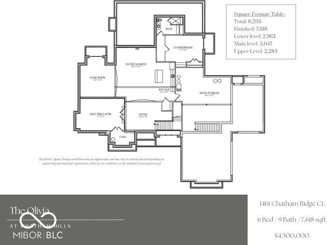 1461 Chatham Ridge Ct, Westfield, IN 46074 - room layout