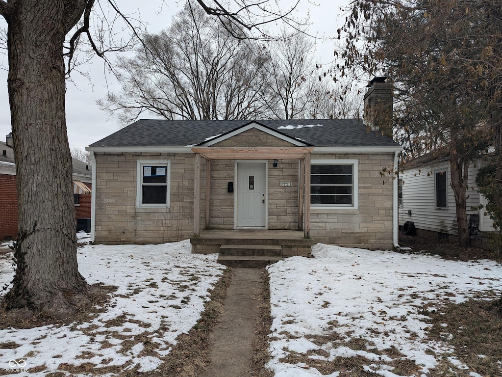 view of bungalow